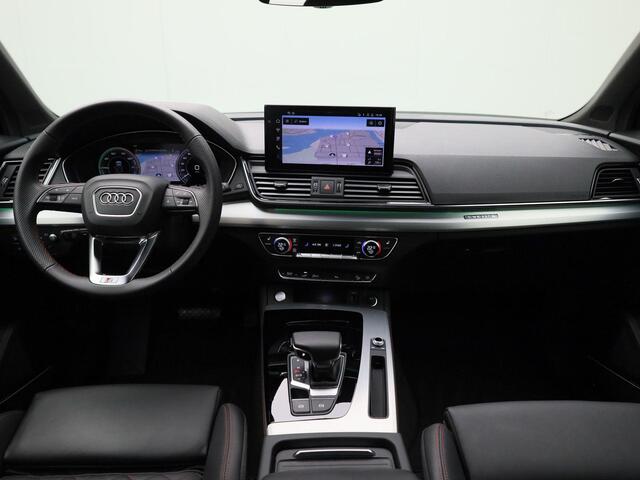Audi Q5 55 TFSIe 270kW/367PK quattro S line · Panoramadak · Trekhaak · Bang & Olufsen · Head-Up Leder · Achterbank verwarmd · Adaptive Cruise Control · Garantie tot februari 2030 of 100.000km.