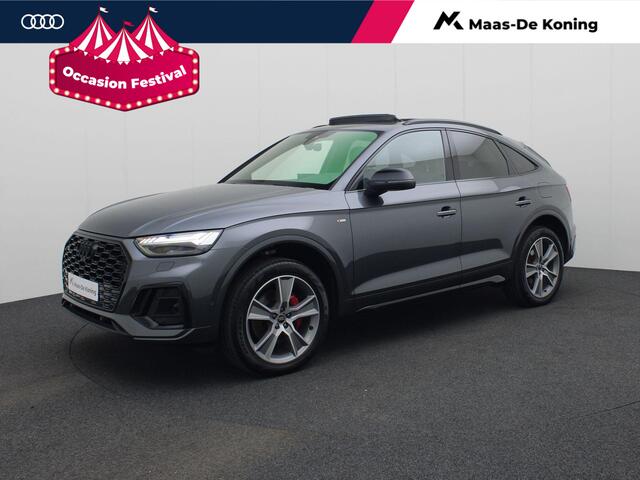 Audi Q5 Sportback 55 TFSIe 270Kw/367PK S Line · Panoramadak · Bang & Olufsen · Leder · Trekhaak · Adaptive Cruise Control · Garantie t/m 03-09-2029 of 100.000km