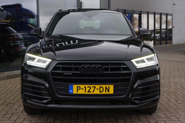 Audi Q5 2.0 TFSI 252 PK Quattro Sport S Line Black Edition, Trekhaak, Panoramadak, Leder-Alcantara, Camera