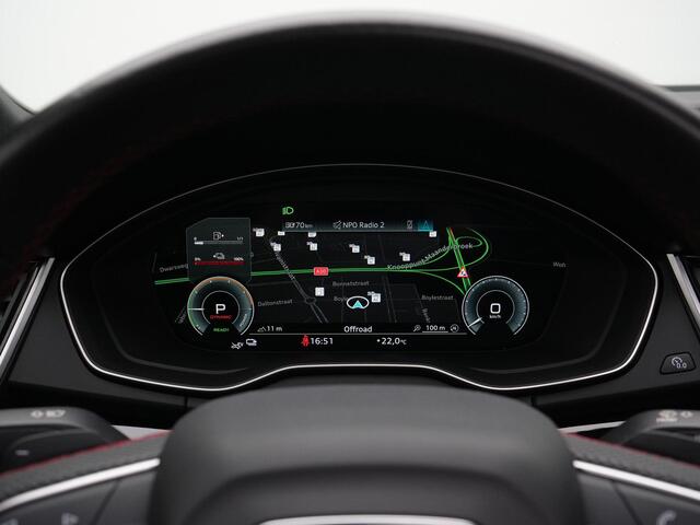 Audi Q5 Sportback 55 TFSI e 367 pk S-tronic S edition / S-Line | Panoramadak | Luchtvering | Leder/alcantara (rood gestikt) | Rondomzicht camera | Geheugenstoel | Bang & Olufsen | Matrix LED