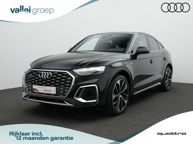 Audi Q5 Sportback 55 TFSI e 367 pk S-tronic S Edition Competition / S-Line | Luchtvering | Fijnnappa leder (rood gestikt) | Geheugenstoel | Bang & Olufsen