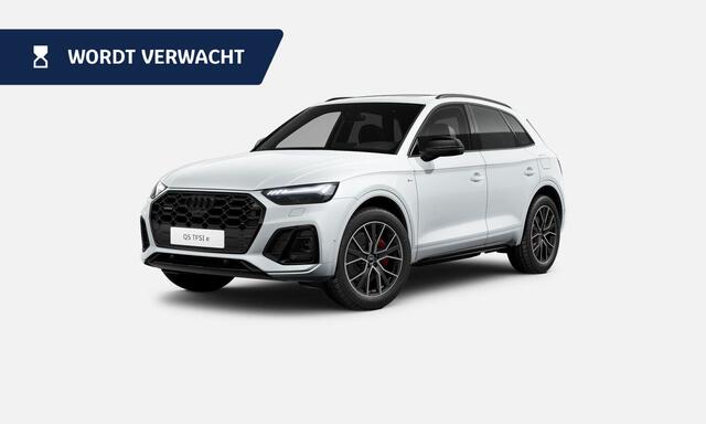 Audi Q5 50 TFSI e S Edition 299pk | Leder | Pano | 360Cam | Trekhaak | 20 inch | Tour/City/Parking Pack | HomeLink | Optiek Zwart | S Line | Keyless | Parkeerassist | Navi | CarPlay |