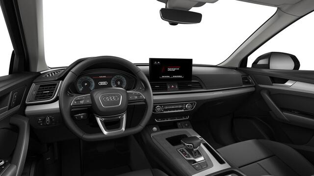 Audi Q5 55 TFSI e S edition Trekhaak - Privacy glas - Optiekpakket zwart plus - Zonwering - Comfort interieurvoorverwarming - MMI navigatie plus - Achterbank plus - Sportstoelen - Stoelen vóór verwarmbaar -
