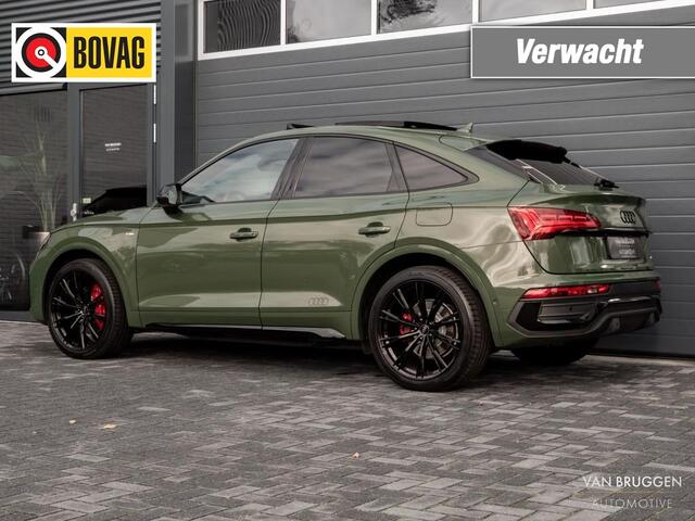 Audi Q5 50 TFSIe 299pk S-Line Black Line Quattro Matrix Luchtvering Distrikt groen!