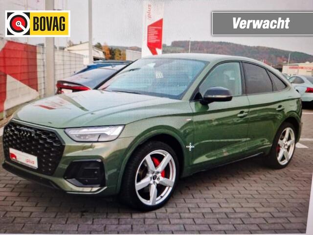 Audi Q5 50 TFSIe 299pk S-Line Black Line Quattro Matrix Luchtvering Distrikt groen!