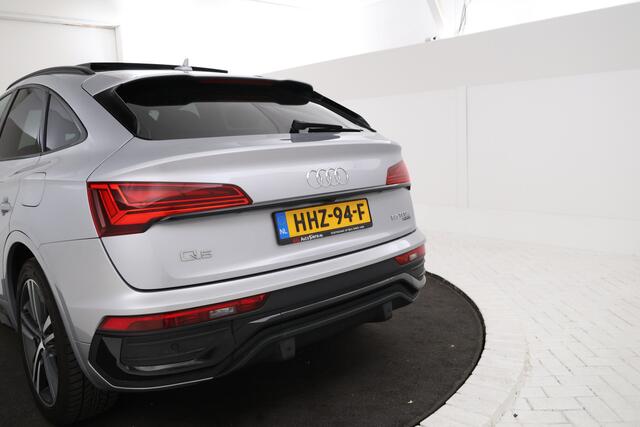Audi Q5 Sportback 55 TFSI e S edition Electrische trekhaak, Apple carplay / Android auto, Panorama dak, S line!