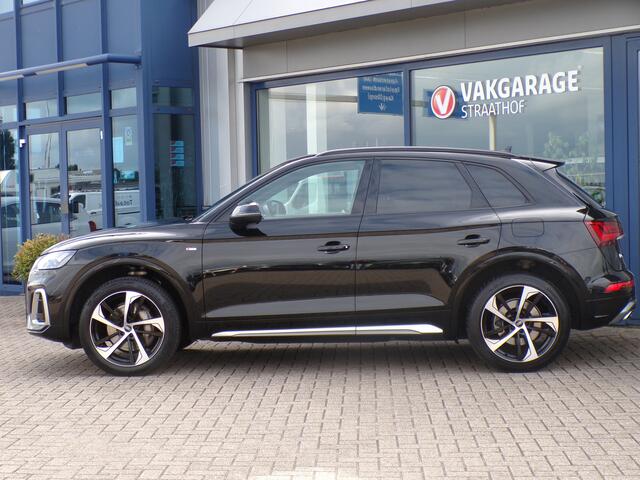 Audi Q5 55 TFSI e S edition Competition, Trekhaak / Luchtvering / Full LED / Sensoren + Camera / Carplay + Android Auto / Stoelverwarming / 20'' LMV