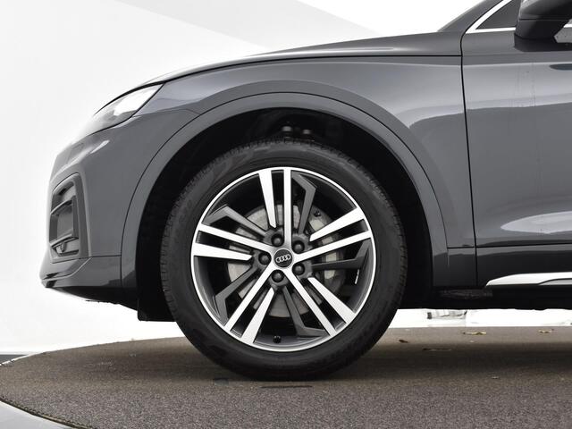 Audi Q5 Sportback Advanced edition 50 TFSI e 220 kW/299 PK · Luchtvering · Glazen panoramadak · Ass. pakket City + Tour · Lederen bekleding