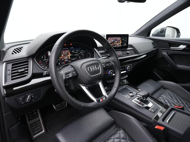 Audi Q5 2.0 TFSI 252 pk S-tronic quattro S-Line | Panoramadak | Trekhaak | Luchtvering | Leder | Matrix LED | Elektr. verstelbare voorstoelen