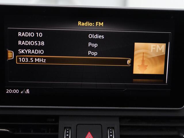 Audi Q5 2.0 TFSI S line | Panoramadak | Stoelverwarming | Virtual Cockpit | Camera | Carplay | Keyless | Side Assist | Full LED | Navigatie | Half leder | Sportstoelen | Parkeerhulp | Cruise control