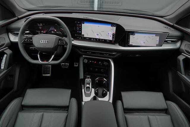 Audi Q5 2.0Tfsi e-hybrid 367Pk Aut. | Plug In Hybride | Quattro | S-Line | MMI Bijrijdersdisplay | Tech Plus | 360° Camera | Trekhaak | 21'' | Mythos Black