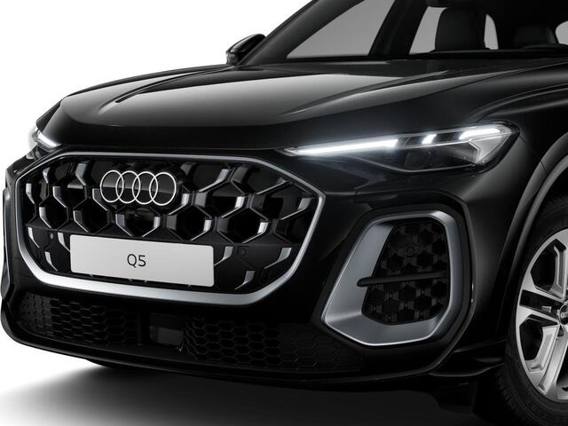 Audi Q5 S edition e-hybrid 299 PK | Trekhaak elektrisch | Stoelen voor elektrisch | Techniekpakket plus | Keyless | Leder | Bijrijdersscherm