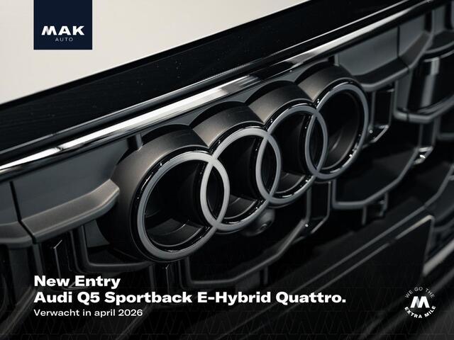 Audi Q5 Sportback E-Hybrid Quattro S Edition Competition, B&O, pano, trk. haak, 21", luchtv., matrix-LED, OLED, memory, keyless, HUD, ACC, privacy