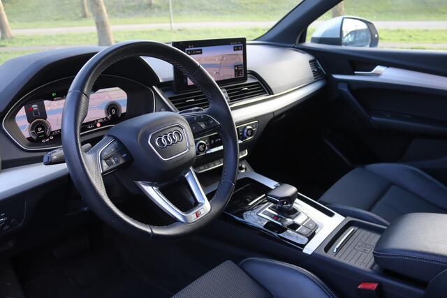 Audi Q5 50 TFSI e S-Line Optiek Matrix LED/Keyless/Leder/Camera/MMI+/Virtual Cockpit/ACC/Trekhaak wegkl.