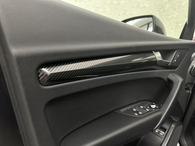 Audi Q5 Sportback 50 e S-Line | Luchtvering | Panorama | Carbon | Head-Up | Trekhaak | Keyless-Entry | Leder | Matrix-LED | Black-Optic | Standkachel | Virtual-Cockpit | Carplay | Getint Glas | Stoelverwarming | Zwarte Hemel | Draadloos Laden |