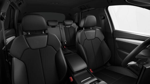 Audi Q5 55 TFSI e S edition | Trekhaak | Luchtvering | Pano | Optiekzwart | Oled | B&O | 21 Inch | Matrix | Achteruitrijcamera |