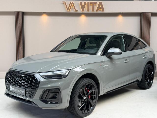 Audi Q5 Sportback 50 TFSI e S edition Competition Binnenkort Online||Nardo Grey| Pano|Matrix|360 Camera|S-line|