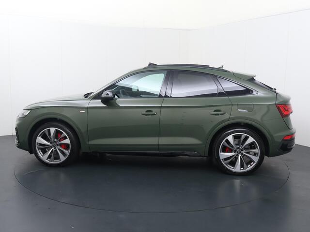 Audi Q5 Sportback 55 TFSI e S edition Competition | 367 PK | SoH 95% | Trekhaak | Panoramadak | Luchtvering | Head-up display | Matrix LED koplampen | 21" LM velgen | B&O premium sound | S line |