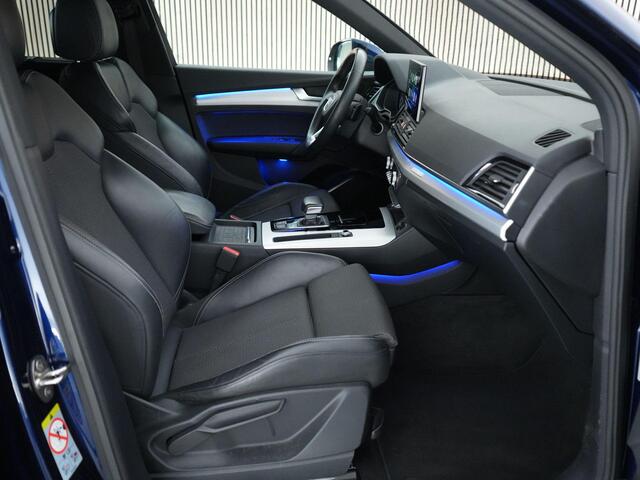Audi Q5 50 TFSI e S edition |S line|matrix LED|ACC|virtual cockpit|elek. trekhaakl|22" lichtmetalen velgen|stoelverwarming voor & achter|stuurverwarming|achteruitrijcamera|carplay|dodehoekassistent|