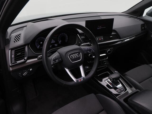 Audi Q5 50 TFSi e 299 Pk S-Line Competition | 360° Camera | Stoelverwarming | Head Up | Bang & Olufsen | Adaptive Cruise | 21 Inch | 59.294 Km!!
