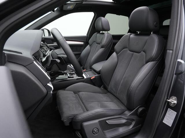 Audi Q5 50 TFSI e 299 pk S-Line | Panoramadak | Trekhaak | Leder/alcantara | Achteruitrijcamera | Stoelverwarming | Adaptive Cruise