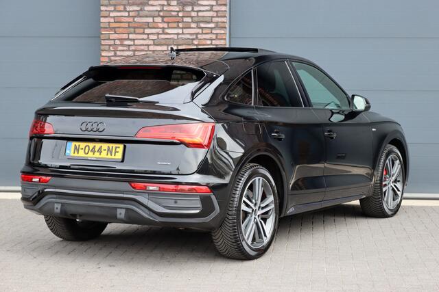Audi Q5 Sportback 55 TFSI e S Quattro S Line | Luchtvering | Panoramadak | ACC | Bang & Olufsen | Camera | Verwarmd Stuurwiel | Zwart Optiek | Virtual Cockpit |