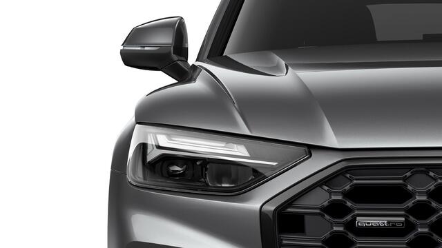 Audi Q5 55 TFSI e quattro Competition Optiekpakket zwart - Zonwering - Comfort interieurvoorverwarming - Achterbank plus - Sportstoelen - Stoelverwarming - Assistentiepakket City - Cruise Control - Achteruitrijcamera -