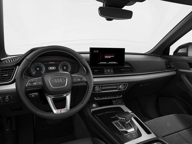 Audi Q5 55 TFSI e S edition Competition | 367 PK | SoH 91% | Trekhaak | Panoramadak | Matrix LED koplampen |