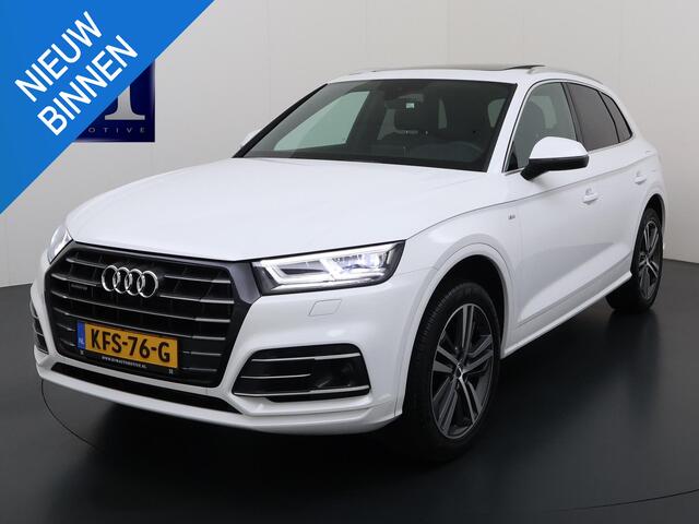 Audi Q5 55 TFSI e quattro Competition 32.000KM! |PANO| ELEKTRISCHE TREKHAAK| ELEK. ACHTERKLEP |MASSAGE| ADAPTIVE CRUISE| CAMERA| NET ONDERHOUD GEHAD RIJKLAAR INCL. 12 MND BOVAG GARANTIE| SFEERVERLICHTING