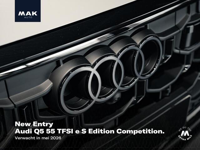 Audi Q5 55 TFSI e S Edition Competition, pano, tr.haak, luchtv., OLED, Matrix-LED, 21", HUD, ACC, keyless, privacy