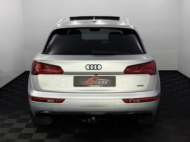 Audi Q5 2.0 TFSI quattro Launch Edition 3X S-Line Panoramadak, Leder, Camera, Navi, Virtual desk, Keyless start, Cruise control, Lichtmetalen velgen, Stoelverwarming