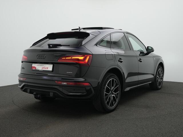 Audi Q5 Sportback 50 TFSI e 299 pk S-Line | Panoramadak | Trekhaak | Fijnnappa leder | Matrix LED | Achteruitrijcamera | Stoelverwarming