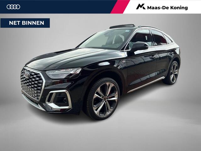 Audi Q5 Sportback 50 TFSIe 299pk S-tronic S edition · Camera · Panoramadak · Apple/Android Car Play · Navigatie · Elek. Achterklep · Stoelverwarming ·
