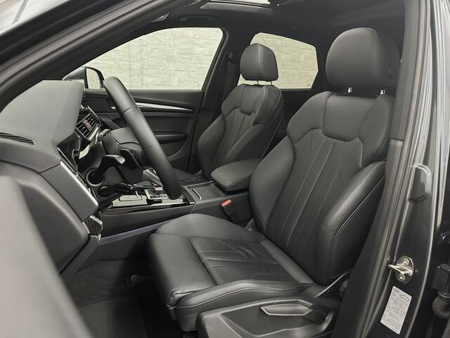 Audi Q5 Sportback S-Line | Luchtvering | Panorama | Carbon | Head-Up | Trekhaak | Keyless-Entry | Leder | Matrix-LED | Black-Optic | Standkachel | Virtual-Cockpit | Carplay | Getint Glas | Stoelverwarming | Zwarte Hemel | Draadloos Laden |
