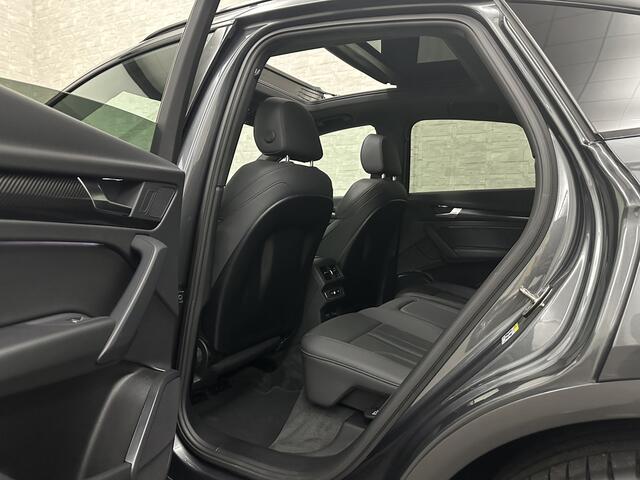 Audi Q5 Sportback S-Line | Luchtvering | Panorama | Carbon | Head-Up | Trekhaak | Keyless-Entry | Leder | Matrix-LED | Black-Optic | Standkachel | Virtual-Cockpit | Carplay | Getint Glas | Stoelverwarming | Zwarte Hemel | Draadloos Laden |