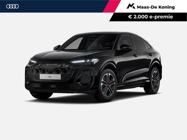Audi Q5 Sportback 2.0 TFSI e-hybrid quattro S edition Competition 367 PK · Glazen panoramadak · MMI bijrijdersdisplay · B&O premium 3D