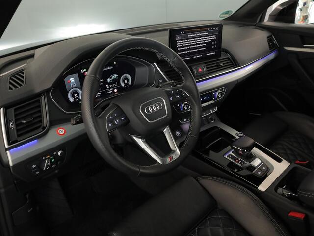 Audi Q5 Sportback 55 TFSI e S edition Competition 367pk | Panoramadak | Verlengde garantie | Navigatie | Parkeersensoren (Park assist) | Rondomzicht camera | Lederen bekleding | S-Line |