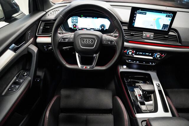 Audi Q5 50 TFSI e S-Line Black ed|Trekhaak|Elektr stoel|Rood sticksel