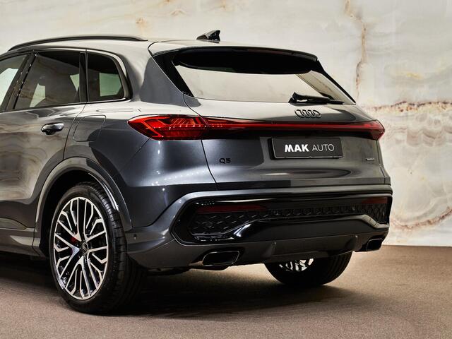 Audi Q5 E-Hybrid Quattro S Edition Competition, B&O, pano, trk. haak, 21", luchtv., matrix-LED, OLED, memory, keyless, HUD, ACC, privacy