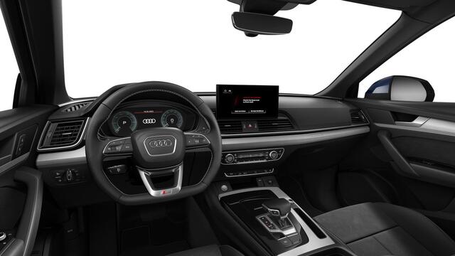 Audi Q5 50 TFSI e S edition Trekhaak - Privacy glas - Interieurvoorverwarming - Audi soundsystem - Achterbank plus - Sportstoelen vóór - Lendensteunen vóór, elektrisch verstelbaar - Cruise control - Achteruitrijcamera -