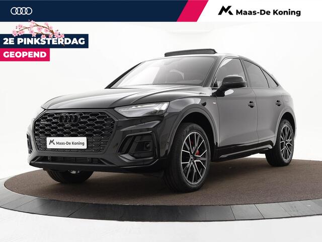 Audi Q5 Sportback 50 TFSIe 299pk S-tronic S edition Competition · Panoramadak · Leder Nappa · 360 Camera · Elek. Voorstoelen · Keyless · Dodehoek Detectie · 20'' Inch ·