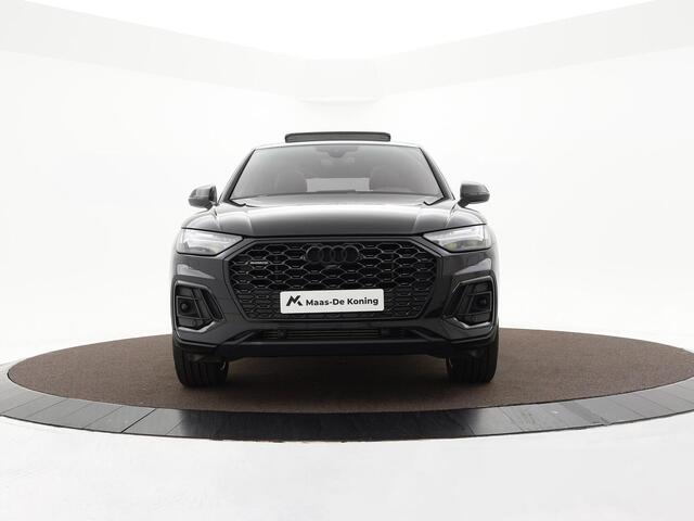 Audi Q5 Sportback 50 TFSIe 299pk S-tronic S edition Competition · Panoramadak · Leder Nappa · 360 Camera · Elek. Voorstoelen · Keyless · Dodehoek Detectie · 20'' Inch ·