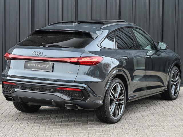 Audi Q5 Sportback 2.0 TFSI e-hybrid quattro S edition Luchtvering | S-stoelen | Panoramadak | Elektr. trekhaak | Digital Oled | Adaptive Cruise | Tech Plus | 360 Camera | Memory | Ambiance interieur |