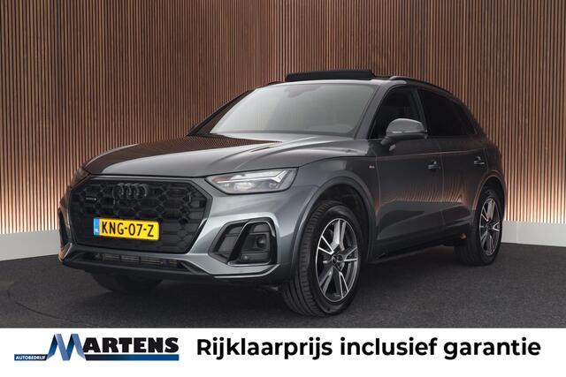 Audi Q5 50 TFSI e 299pk S edition Trekhaak Camera Keyless Stoelverwarming Panoramadak Navigatie 2x S-Line