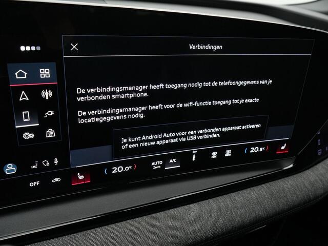 Audi Q6 e-tron 388 pk S-tronic Quattro S edition 100 kWh | Rondomzicht camera | Standkachel | Matrix LED koplampen | Park Assist | S-sportonderstel | 20 inch