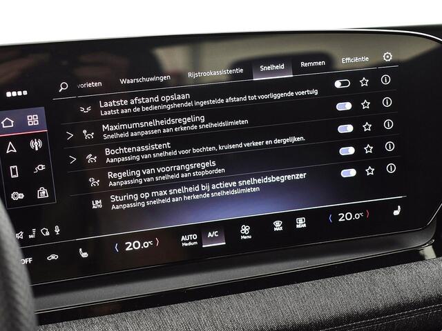 Audi Q6 e-tron S edition (B1) e-tron perf 225kW/306pk 100Kwh Hat Audi Q6 e-tron S edition performance 100 kWh · Luchtvering · Adaptive cruise control · Camera's rondom