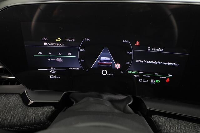 Audi Q6 S Edition e-tron perf 225kW/306pk 100Kwh Hatchback Audi Q6 e-tron S edition performance 100 kWh Omgevingscamera's, adaptive cruise control, ledkoplampen plus, stoelverwarming voor en achter, comfortpakket