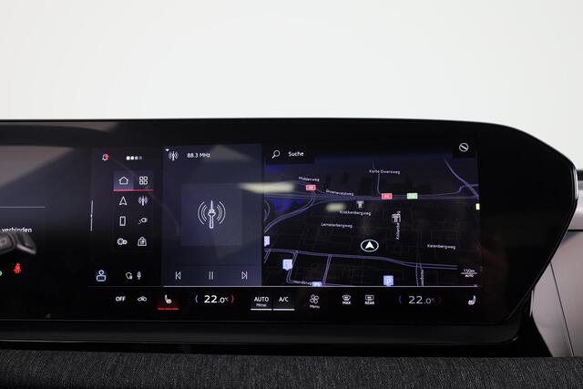 Audi Q6 S Edition e-tron perf 225kW/306pk 100Kwh Hatchback Audi Q6 e-tron S edition performance 100 kWh Omgevingscamera's, adaptive cruise control, ledkoplampen plus, stoelverwarming voor en achter, comfortpakket