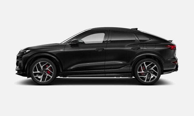 Audi Q6 Sportback e-tron 100 kWh quattro 428 PK S edition | Sportstoel S plus leder zwart | Adaptieve luchtvering | Augmented Reality head-up display |