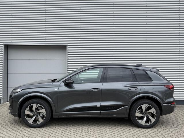 Audi Q6 e-tron S edition (B1) e-tron 83Kwh 185 kW / 252 PK SUV E | Luchtvering | Matrix Verlichting | Stoelverwarming | Stuurwiel Verwarming | Getint Glas | Fiscale Waarde ¤63.755,00